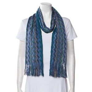 Missoni Zigzag Patterned Scarf